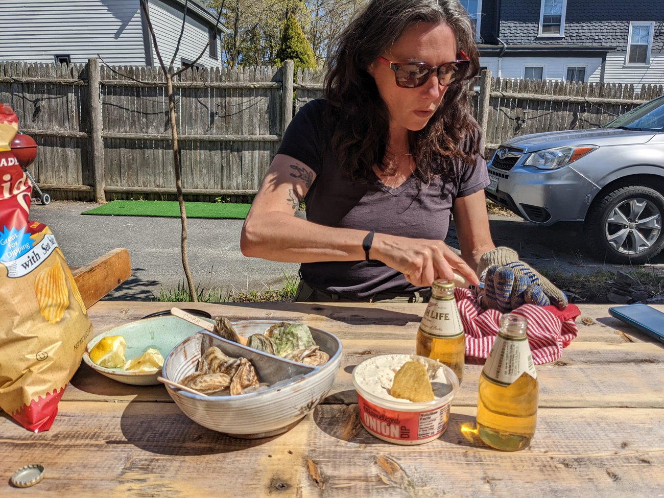 Oysters and Snacks and Little Beers