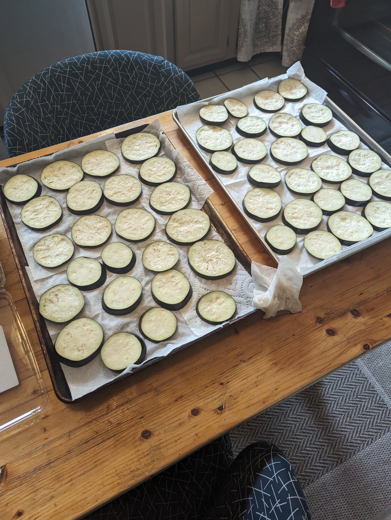 Drying Eggplant