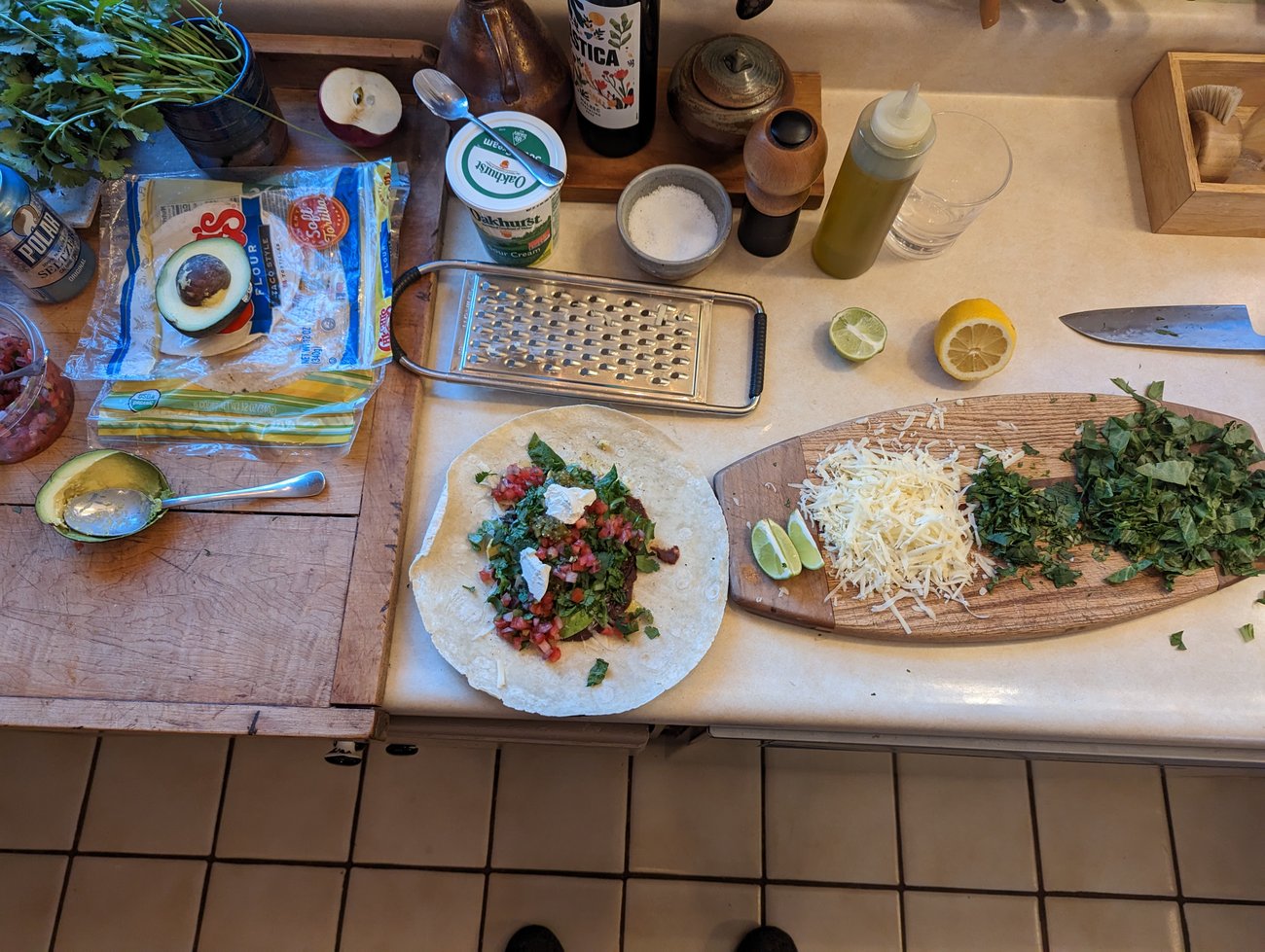 Bean & Avocado Burritos