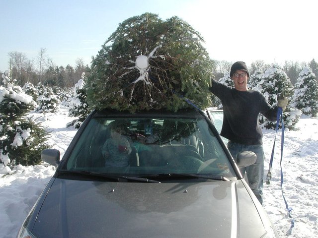 Rosa & Dad & Tree